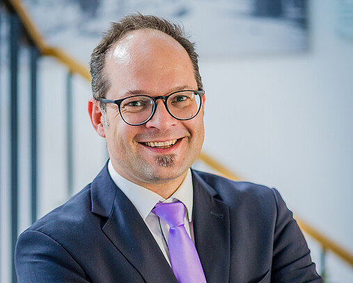 Zu sehen ist Martin Aßmuth, Bürgermeister der Kommune Hofstetten (Baden).